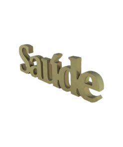 Palavra Saude 34x10x18mm