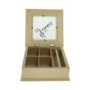 Porta Joia Quadrado Jateado 9mm 20x20x7