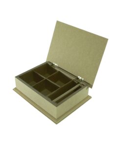 Porta Joia Retangular Liso 9mm 23x18x7