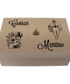 Caixa 30x20x10 3mm Coisas De Menino