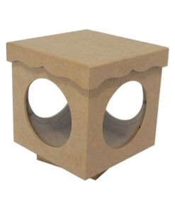 Baleiro Giratorio Quadrado Colonial 16,5x16,5x17,5