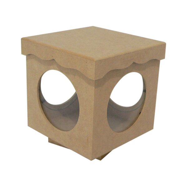 Baleiro Giratorio Quadrado Colonial 16,5x16,5x17,5