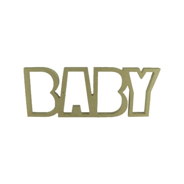 Palavra Baby 40x15x18mm