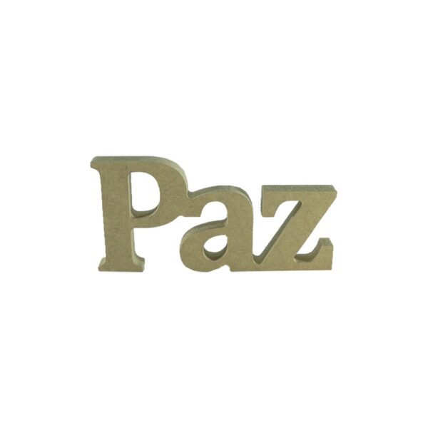Palavra Paz 21x10 18mm