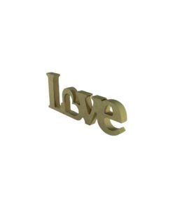 Palavra Love Vazado 26x10x18mm