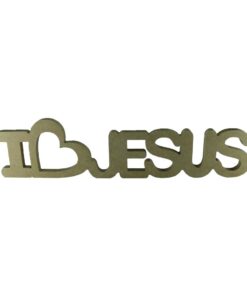 Palavra Y Love Jesus 61,5x14,8x18mm