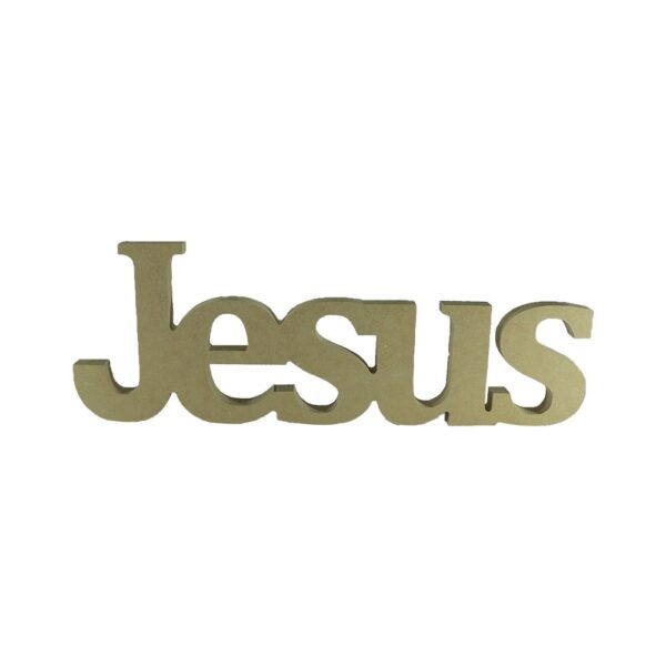 Palavra Jesus 42x15x18mm