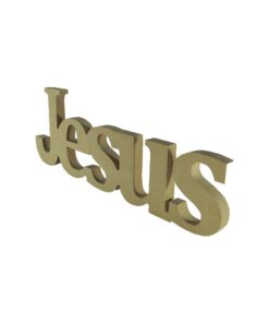 Palavra Jesus 42x15x18mm