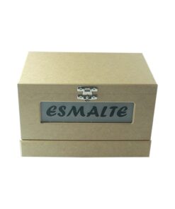 Caixa Esmalte Grande C/alça C/vidro