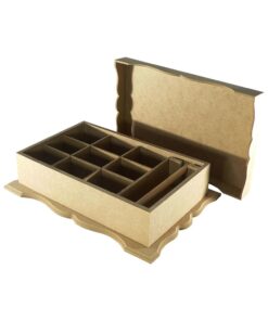 Caixa Biju Colonial Retangular Grande 26,5x18x6