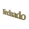 Palavra Fechado 52x12x18mm