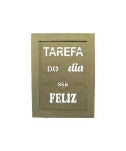 Quadro Tarefa Do Dia 25x34x9