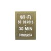 Quadro Wifi So Depois 24x25x9