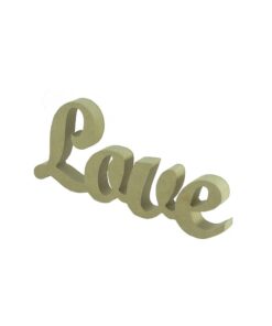 Palavra Cursiva Love