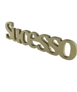 Palavra Sucesso 49x12x18mm