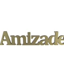 Palavra Amizade 59x12x18mm