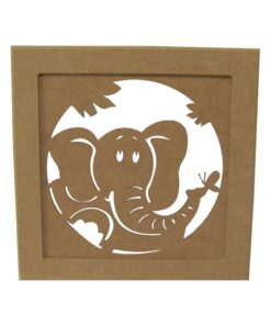 Quadro Moldura Elefante