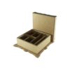 Caixa Biju Colonial Quadrada Pequena 19x19x6