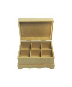 Caixa Holandesa 6 Div Retang C/dobradiça 21,5x16,5x12