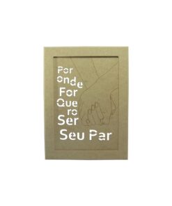 Quadro Por Onde For 34x25x9